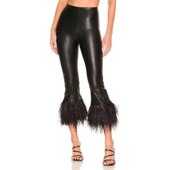 Commando Faux Leather Feather Leggings - Picture 4 of 7